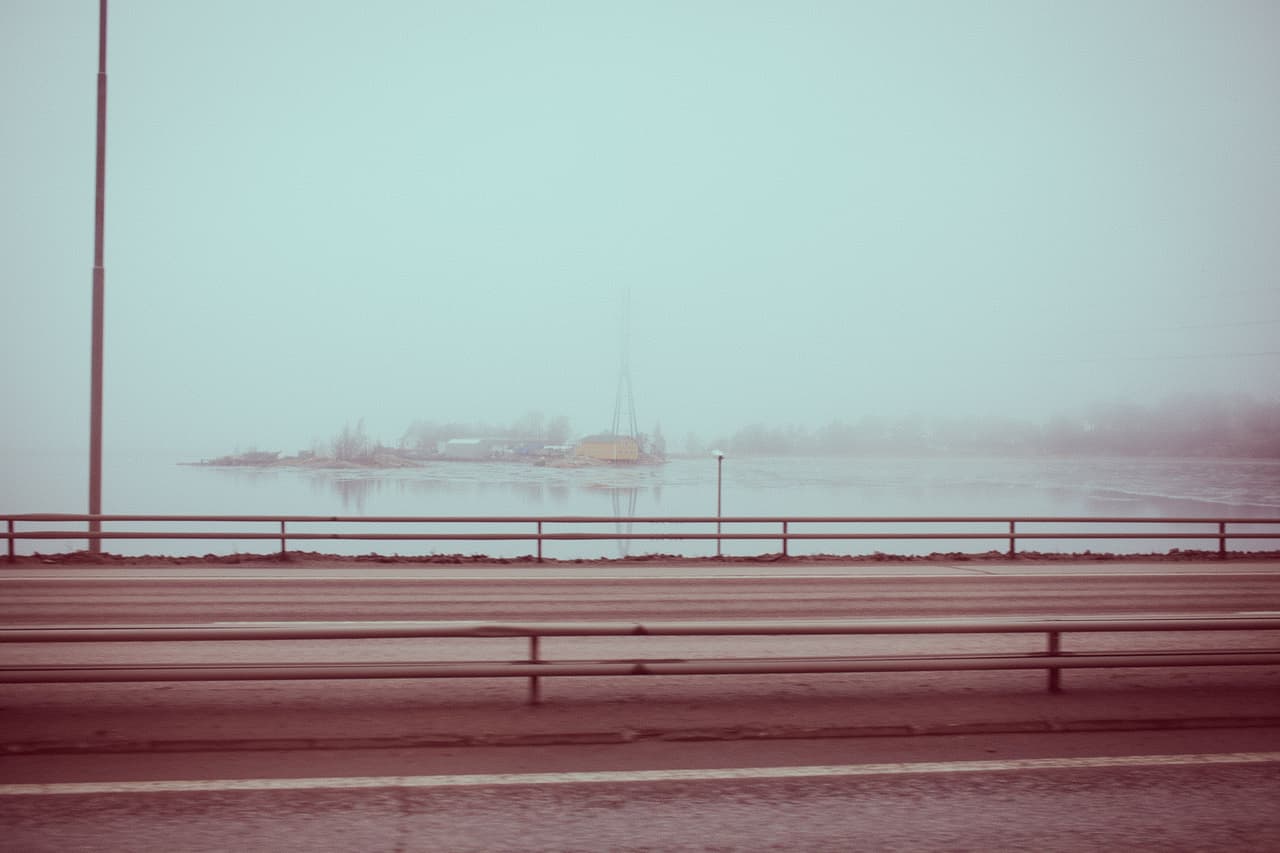 A roadside view from Länsiväylä to Hietaniemi