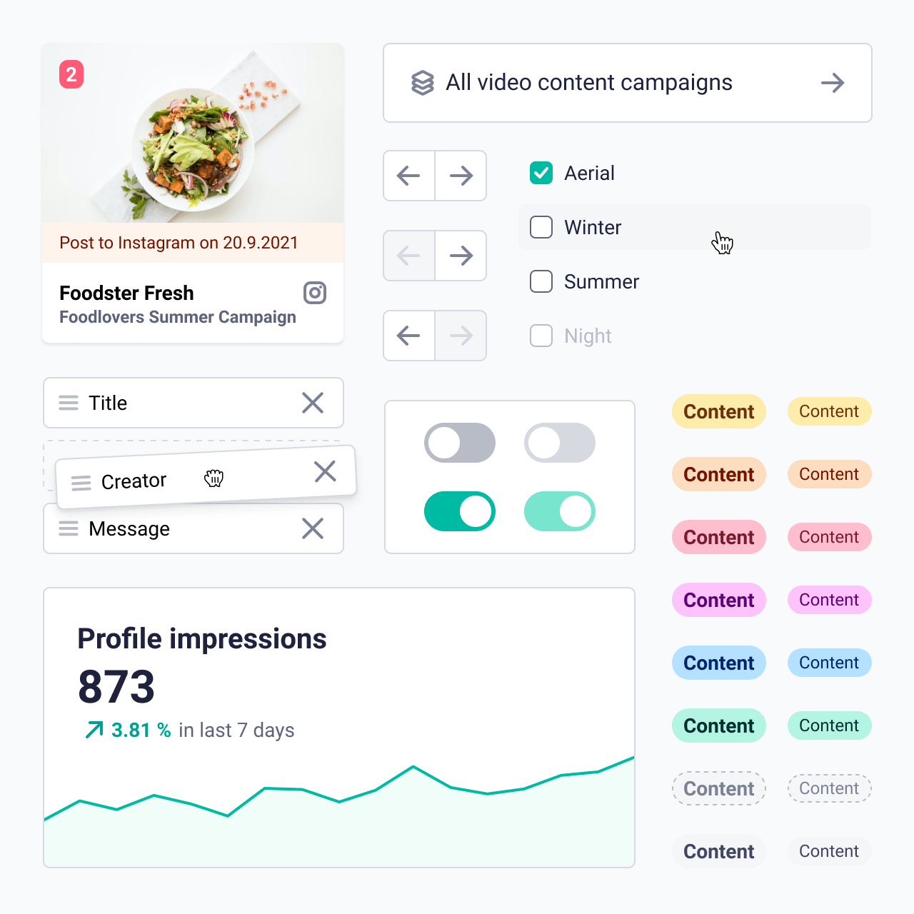 Boksi UI components